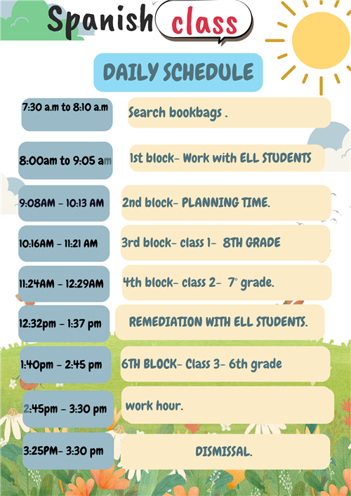 schedule